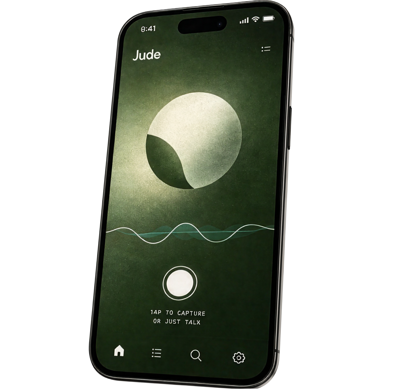 Jude App on iPhone